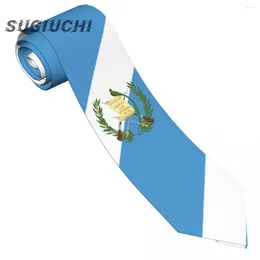 Bow Ties Guatemala Country Flag Neck for Men Women Women Casual Plaid Tie Cost Slim Wedding Party Coldie Gravatas