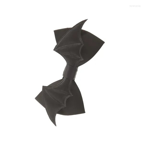 Pajaritas Halloween Hombres Mujeres Gótico Bat Wing Bowtie con correas ajustables Corbata preatada Cosplay Accesorio de disfraz Accesorios de fiesta N7YD