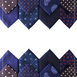 Cravates d'arc de haute qualité Jacquard 8cm de large cravate de luxe pour hommes mode Vintage cravate d'affaires cadeau masculin Corbatas Para HombreBow