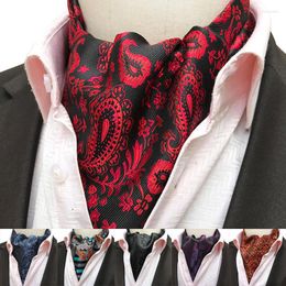 Bow Ties de haute qualité vintage cravat cravat tie en soie paisley à pois