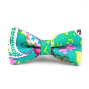 Bow Ties Hooyi 2022 Star Cotton Print For Men Butterfly Flower Bowtie