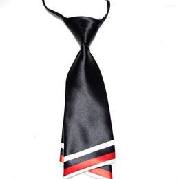 Bow Ties Hooyi 2023 Fashion Women Pretied Neck Tie For Man Cravat Business Handige Ascot NecTie