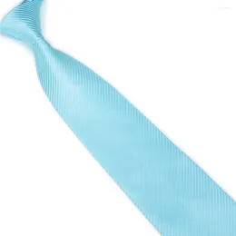 Bow Ties Hooyi Polyester Corbola para hombres 10 cm de ancho Negocio de cumpleaños para bodas Corbalo de color sólido