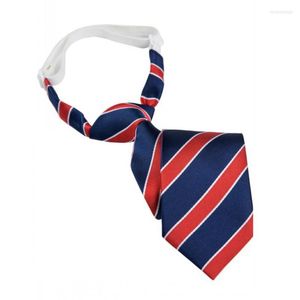 Bow Ties Ikepeibao Fashion Boy Student Elastische Navy Red Tie Pre-Tied Ntrak Cravat Neckwear