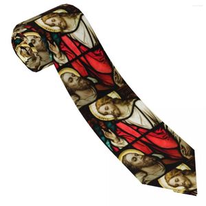 Strikjes Jezus Christus Stropdas Elegante Hals Voor Unisex Volwassen Bruiloft Kwaliteit Kraag Patroon Stropdas Accessoires