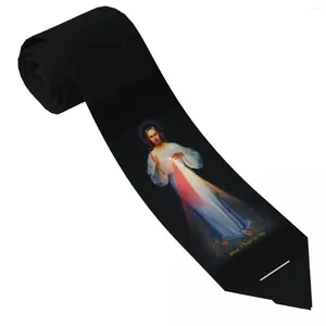 Bow Ties Jesus Divine Mercy Tie Catholic Kawaii Neck Funny Neck for Men Mariage Party Quality Collar Graphic Accessoires