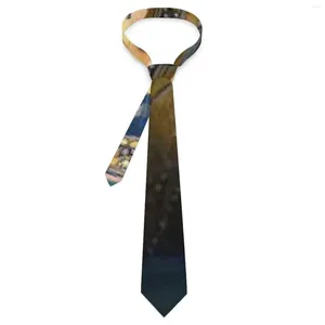 Noeuds papillon Jibaro peinture à l'huile cravate Martha Kivelson tenue quotidienne fête cou mâle Kawaii drôle cravate accessoires collier personnalisé