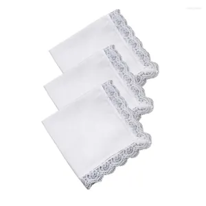 Boogbladen kanten zakdoek voor kinderen mannelijke vrouwen oudere zak bruiloft cadeau