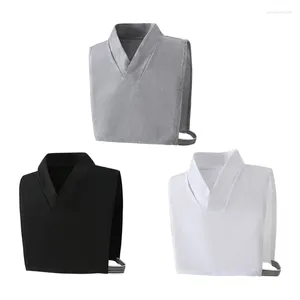 Bow Ties Revers False V Col de cou blanc White Half Clouse Clouse Top Insert for Shirt Sweater