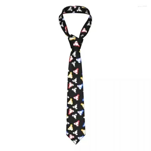 Cravates d'arc Linux Penguin Tux Hommes Femmes Cravate Soie Polyester 8 cm Cravate de cou large pour hommes Accessoires de chemise Cravat Business