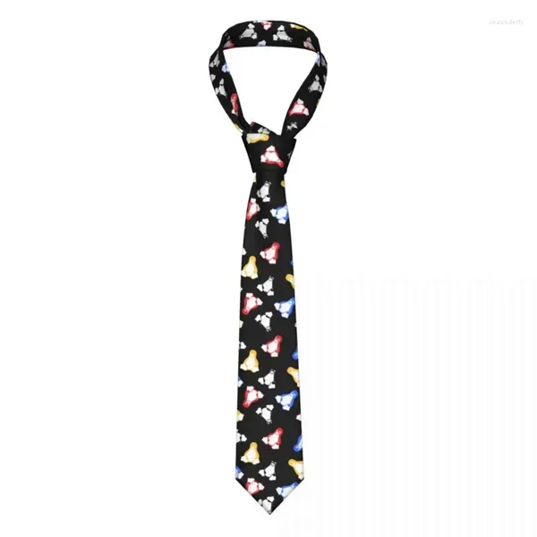 Cravates d'arc Linux Penguin Tux Hommes Femmes Cravate Soie Polyester 8 cm Cravate de cou large pour hommes Accessoires de chemise Cravat Business