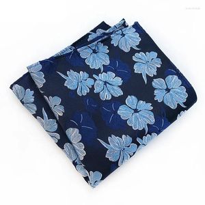 Nœuds papillons de luxe homme Hanky Paisley Floral Pocket Squares Mouchoir de soie pour hommes Banquet Costume Poitrine Serviette Mariage 25