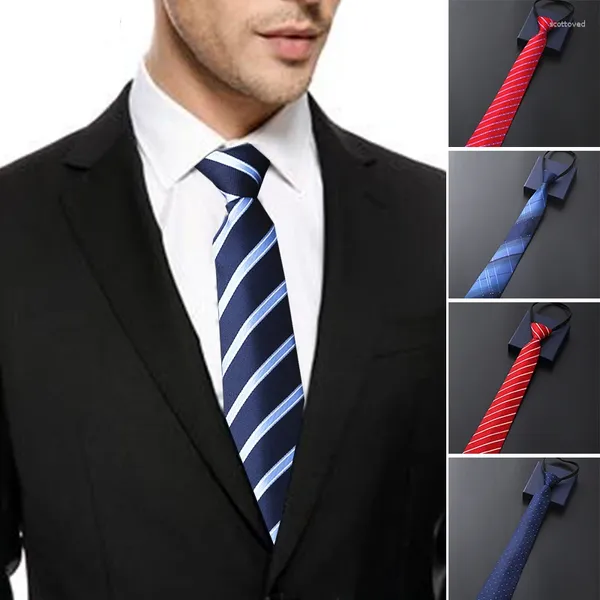 Corbatas de lazo para hombre, corbata de negocios clásica, atuendo Formal, corbata a la moda, accesorios de corbata diaria, regalo de fiesta de boda de Jacquard a rayas