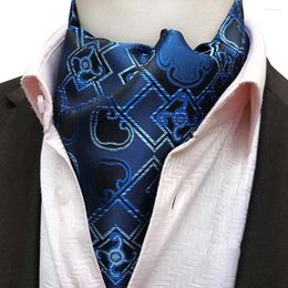 Boogbladen mannen Cravat sjaals nek warm cadeau voor trouwfeest prom zakelijke pak hsj88