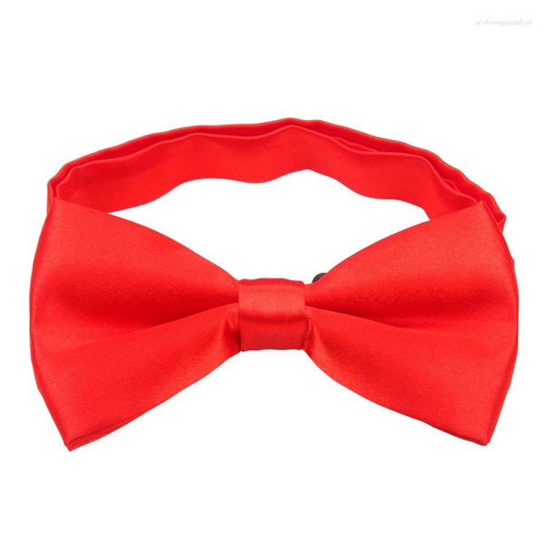 Noeuds papillon hommes mode papillon fête de mariage cravate pour femmes rouge noir noeud papillon couleur unie accessoires noeud papillon noeud papillon