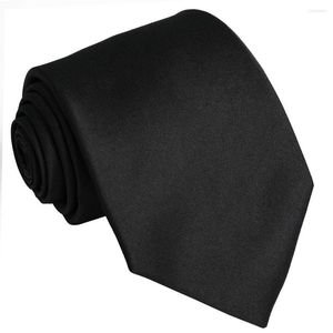 Boog bindjes herenpak vaste polyester textiel stropdassen zuivere kleur nek formele blazer stropdas blauw/bordeaux/grijs/zwart