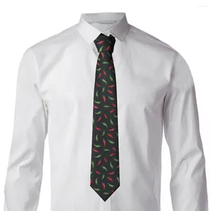 Cravates pour hommes Cravate Piment Peppers Cou Mode Classique Collier élégant Cadeau de Noël Modèle Loisirs Qualité Cravate Accessoires