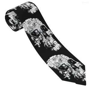 Bow Ties Men's Tie Movie Horror Skull Neck Halloween Classic Elegant Collar Pattern Leisure Gran calidad Accesorios de corbata