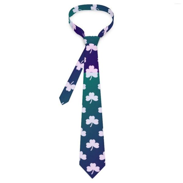 Nœuds papillon pour hommes, col Shamrock, bleu, vert, ombré, Cool, mode, imprimé, loisirs, haute qualité, accessoires