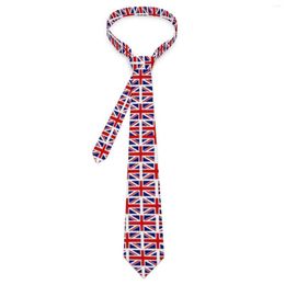 Vlinderdassen Heren Stropdas Britse vlaggen Print Hals Britse Unie Vintage Coole kraag Grafisch Cosplay Feest Geweldige kwaliteit stropdasaccessoires