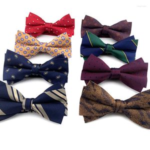 Pajaritas Hombres Rayas Paisley Moda Mariposa Fiesta Boda Corbata Para Niños Niñas Mujeres Bowknot Venta al por mayor Accesorios Pajaritas