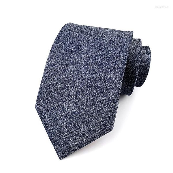 Pajaritas Hombre Seda Hombre Novedad Corbata Azul marino Gris Liso Jacquard Cravat Para Adulto Blusa Accesorio de boda Gravatas Ascot YUS15