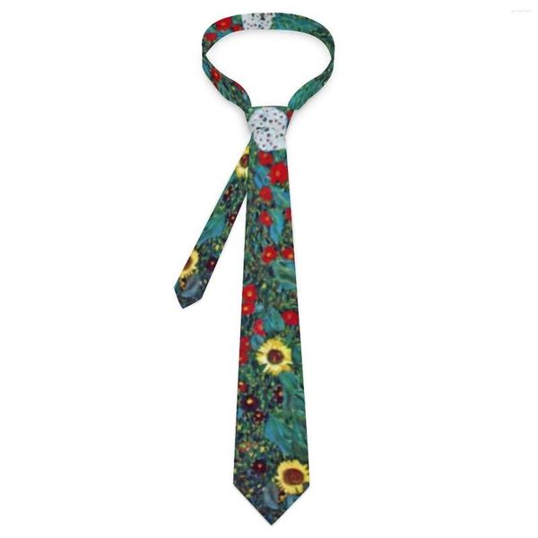 Pajaritas para hombre Tie Farmer Garden W Girasol Cuello Vintage Flores Retro Casual Collar Gráfico Cosplay Fiesta Corbata Accesorios