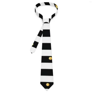 Bow Ties pour hommes cravates Gold Dots and Stripes Neck Art moderne Imprimer nouveauté col décontracté Business High Quality Coldie Accessoires