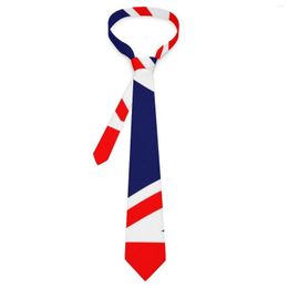 Pajaritas para hombre Corbata Gran bandera británica Banderas de cuello Estampado Retro Collar de moda Personalizado Cosplay Fiesta Calidad Corbata Accesorios