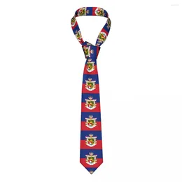 Cravates d'arc Cravate pour hommes Slim Skinny Drapeau de l'État du Liechtenstein Cravate Mode Free Style Hommes Party Mariage