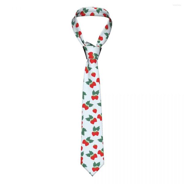 Noeuds papillon Mens Cravate Mince Maigre Fraise Avec Feuilles Cravate Mode Style Libre Hommes Fête De Mariage