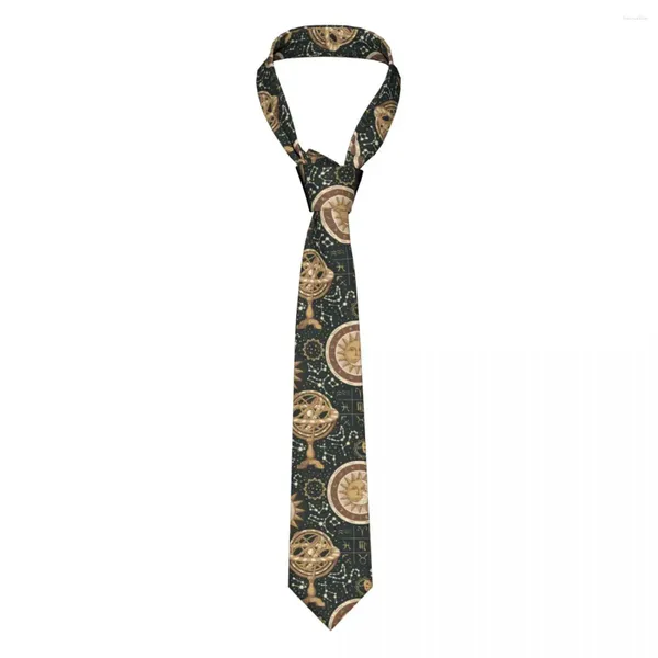 Cravates d'arc Cravate pour hommes Slim Skinny Vintage Sun Moon Stars Cravate Mode Free Style Hommes Party Mariage