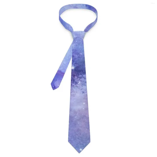 Pajaritas para hombre Corbata Acuarela Galaxia Cielo Cuello Estrellado Espacio Impresión Elegante Collar Gráfico Cosplay Fiesta Calidad Corbata Accesorios