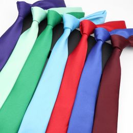 Fliegen Schmale Lässige Pfeil Dünne Rote Krawatte Schlanke Schwarze Krawatte Für Männer 6 cm Mann Zubehör Einfachheit Party Formelle Mode