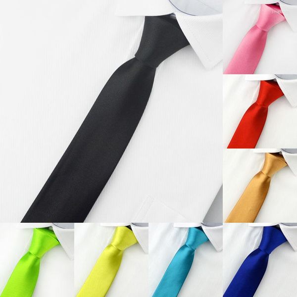 Bow Ties étroites Skinny Skinny Red Coldie Slim Black Tie pour hommes 5 cm ACCESSOIRES SIMPLICITÉ FORME FORMEL