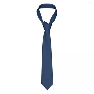 Bow Ties Navy Navy Navy Unisexe Casual Polyester 8 cm Neck étroit pour hommes Accessoires de chemise Gravatas Cadeau