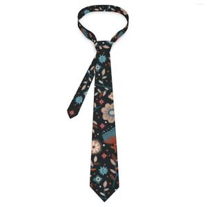 Cravates d'arc Cravate de fleur nordique imprimé floral loisirs cou hommes cool mode cravate accessoires qualité collier imprimé