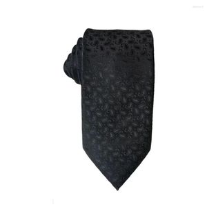 Nœuds papillons Paisley motif noir cravate pour hommes pour hommes 2023 accessoires de vêtements col détachable élégant hommes cadeaux de mariage