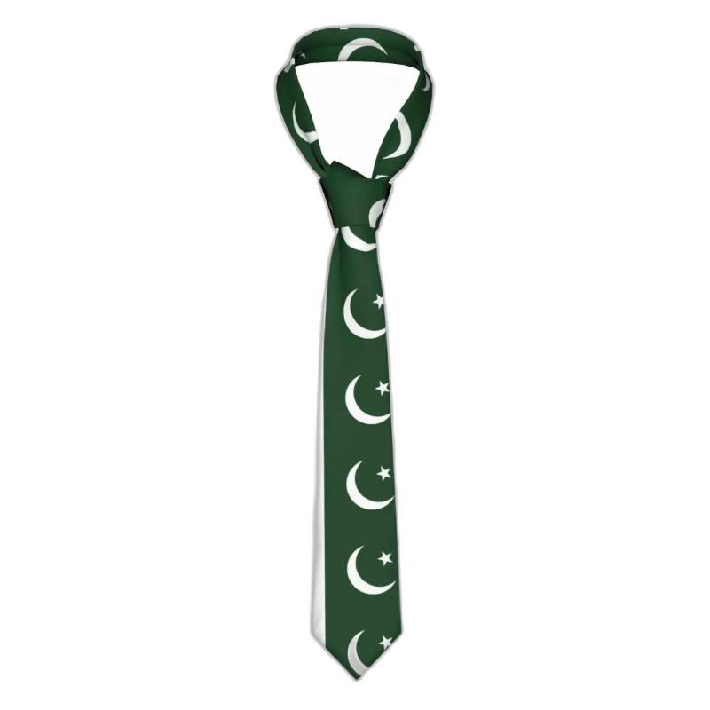 Bow Ties Pakistan Flag Neckties Men Women Polyester 8 Cm Neck Tie For Fashion Classic Shirt Accessories Gravatas Gift