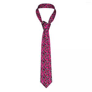 Vlinderdassen Roze stropdas Terreur Schedel Dagelijkse kleding Das Zakelijke stropdas Polyester