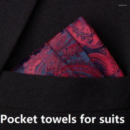 Bow Ties Pocket Square Men Pañeros de tela Femeninos Pañeros de pañuelo Bufandas de algodón Hombre Japonés 25 25cm