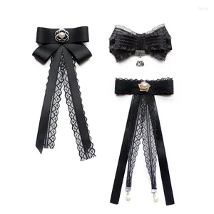 Bow Ties Polyester Ribbon Tie Black Casual Cascured Skinny Skinny Tuxedo Suit Shirt For Unique Wedding Daily Wear Party Accessories Gift