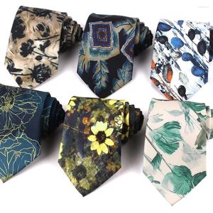 Bow Ties Imprimé hommes Floral Men's Neck Tie pour le mariage Coldage Groomsmen Fashion Imprimée Femmes Good Cadeaux