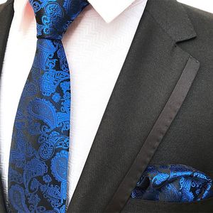 Cravates d'arc Rbocofashion 16 Style 8cm Cravate et mouchoir Accessoires pour hommes Party Cadeau Business Pocket Square 2 pièces SetBow