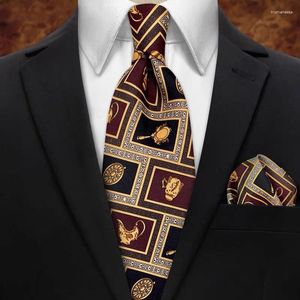 Bow Ties Retro Casual Oil Painting Tie for Men Style 9cm de large American Print Suit ACCESSOIRES AIGNEZ LA MÉDICA