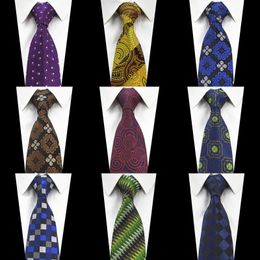 Pajaritas Ricnais diseñador azul verde corbata seda Jacquard tejido flor Paisley cuello para Hombre Corbatas Hombre 2023 traje boda