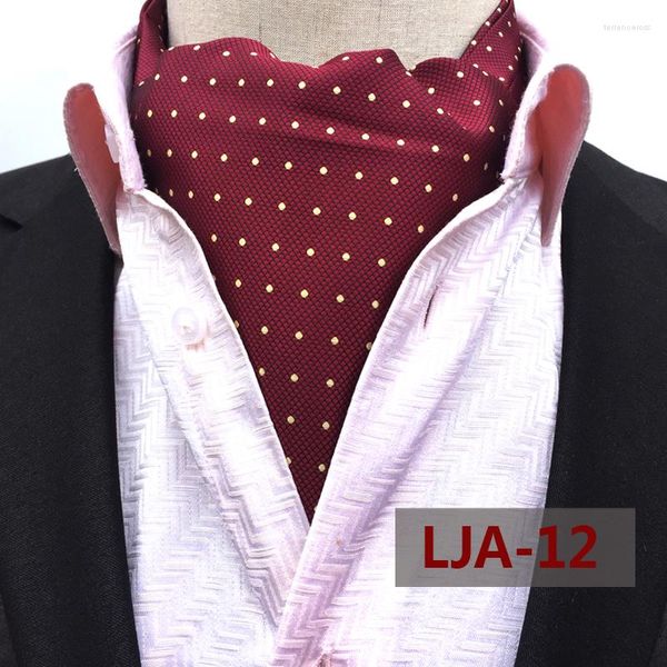 Noeuds papillon Cravate en satin de soie Ensemble écharpe pour homme Violet Bordeaux Jacquard Fashion Pocket Square Boutons de manchette Barry.