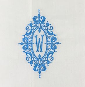 Ensemble de 12 serviettes de table monogrammées avec nœud papillon, serviette de Table en lin à ourlet blanc, échelle de 20x20 pouces, serviette de thé avec lettres brodées