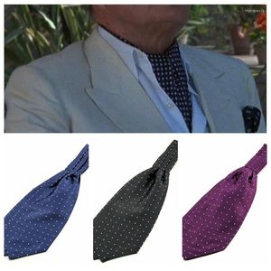 Bow Ties Shennaiwei 2023 Paisley Ascot Cravat Tie Fashion Bowties Bruidegom Normaal heren geschenk voor mannen