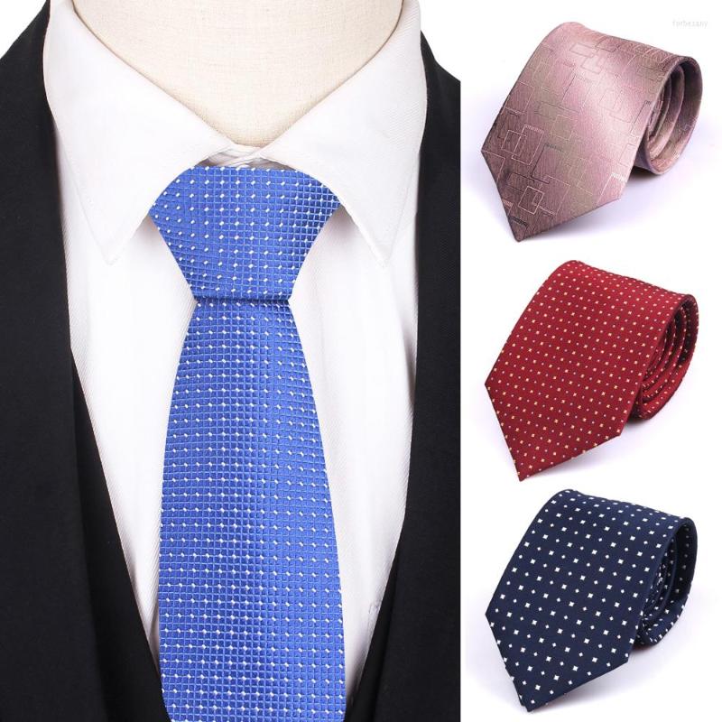 Gravatas de seda para homens e mulheres, Jacquard, ternos masculinos, pescoço, gravata, casamento, negócios, masculino, clássico, pontos, gravata, Gravatas